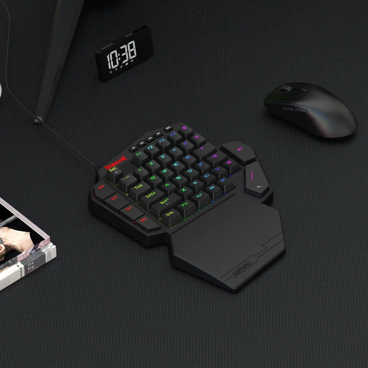 Redragon K585 HE Wired Rapid Trigger Magnetic One-Handed RGB Gaming Keypad | 8K Polling Rate, UltraMag POM Switches - view 7