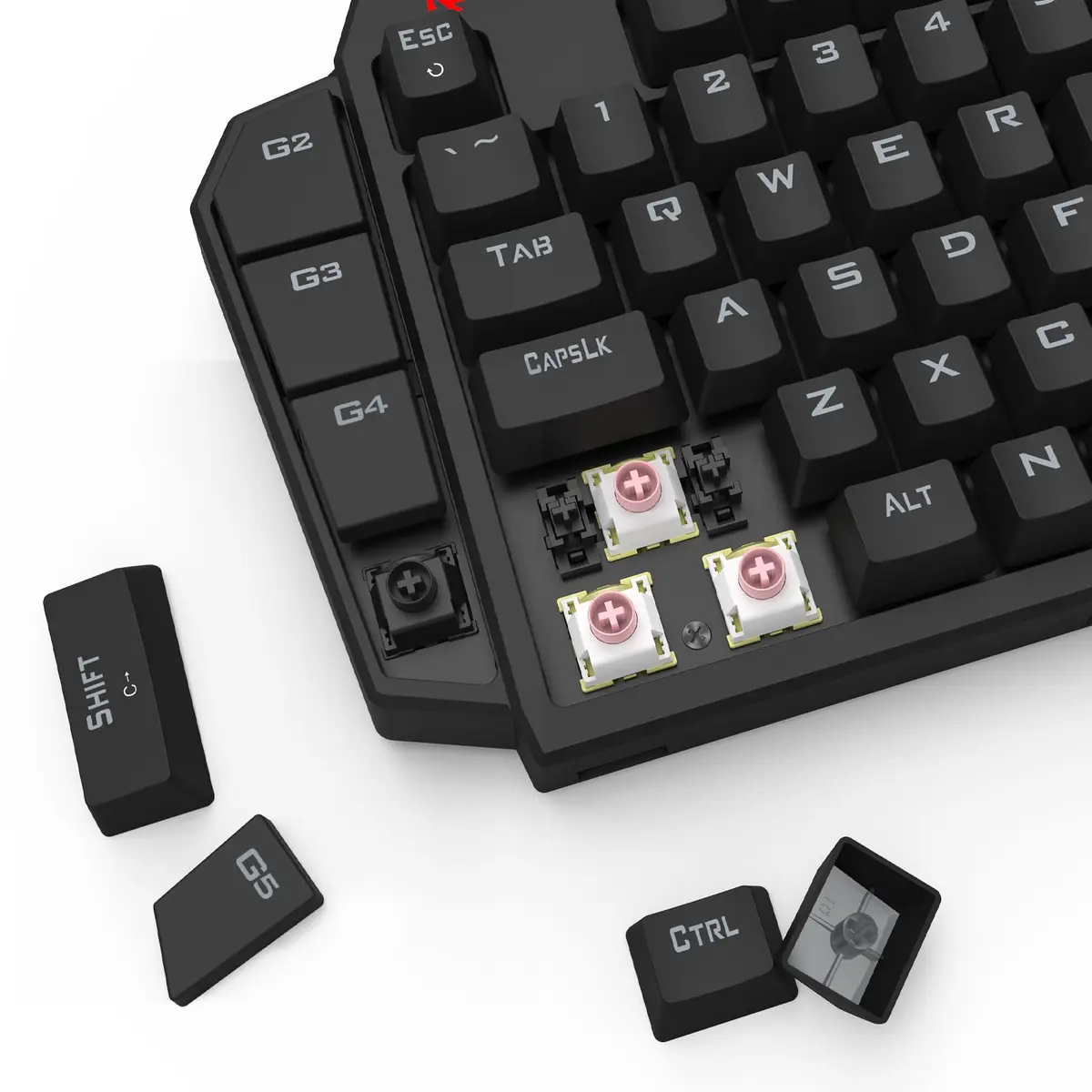Redragon K585 HE Wired Rapid Trigger Magnetic One-Handed RGB Gaming Keypad | 8K Polling Rate, UltraMag POM Switches - view 3