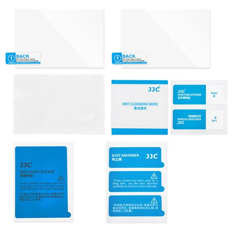 JJC Tempered Glass Screen Protector for Ricoh GR IV (2-Pack) | 9H Hardness, Ultra-Clear, Bubble-Free - view 3