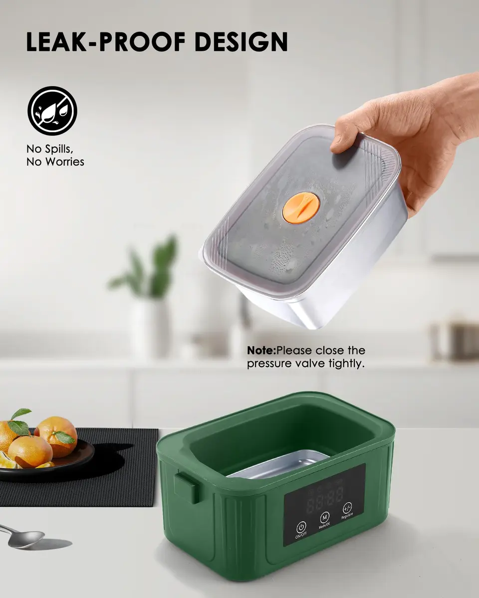 Aurevit Cordless Electric Lunch Box 1.4L | Auto Keep Warm & Fast Charging (100-120 chars) - view 7
