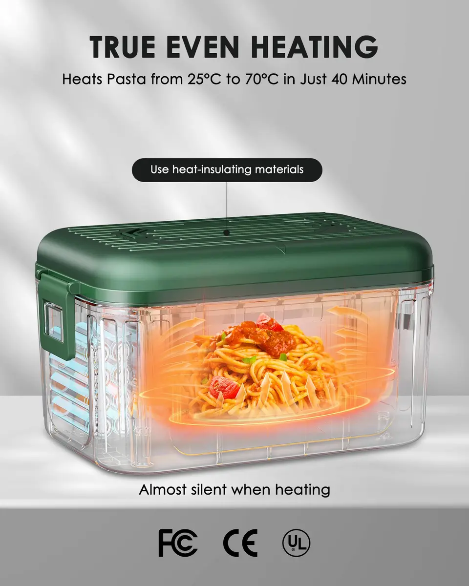 Aurevit Cordless Electric Lunch Box 1.4L | Auto Keep Warm & Fast Charging (100-120 chars) - view 4