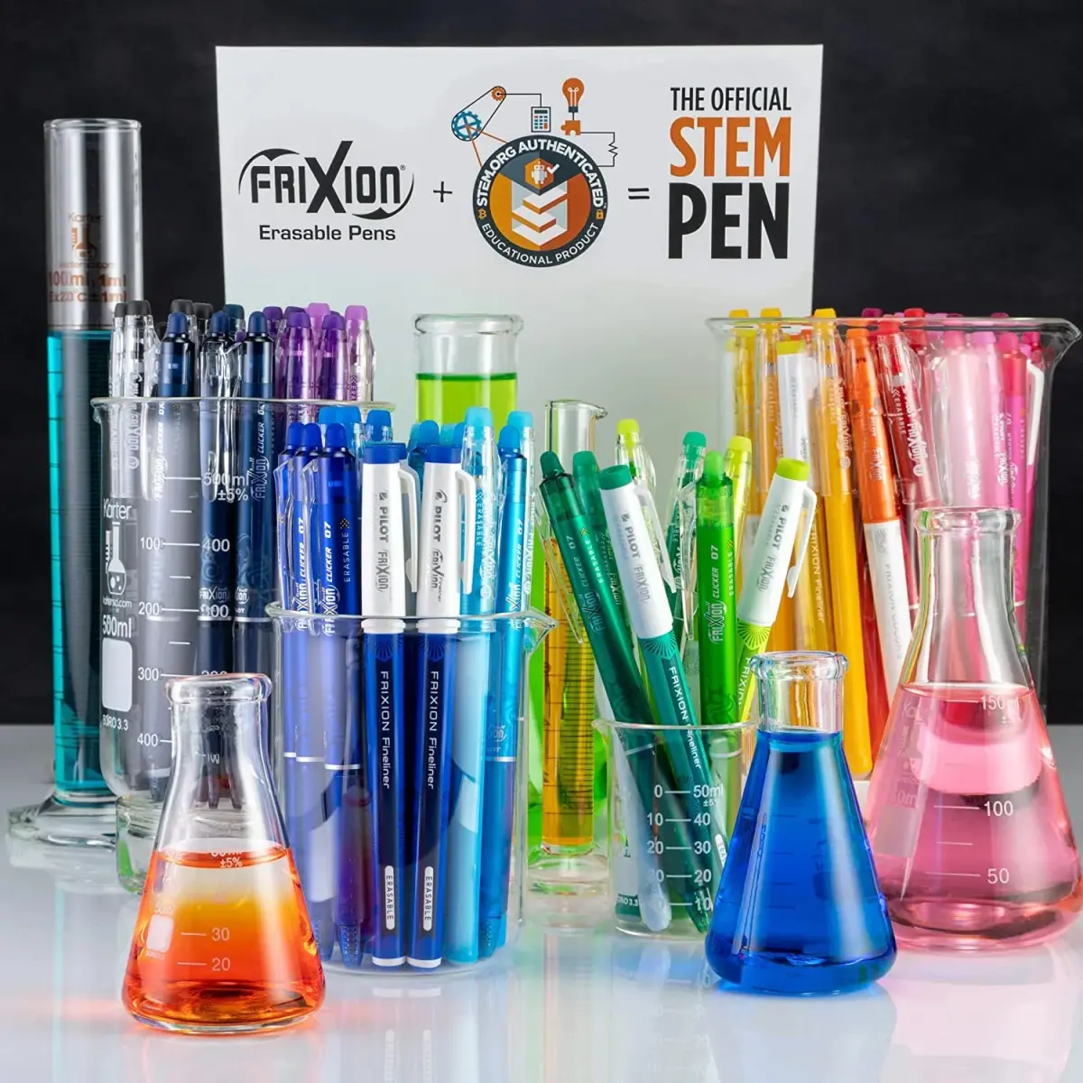 PILOT FriXion Light Erasable Highlighters, Chisel Tip, Orange, 12 Count (144 Total Pieces) | Erasable Ink for School, Journaling, Office - view 3