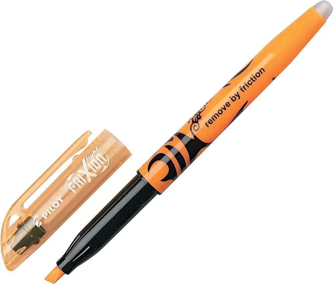 PILOT FriXion Light Erasable Highlighters, Chisel Tip, Orange, 12 Count (144 Total Pieces) | Erasable Ink for School, Journaling, Office - main product image