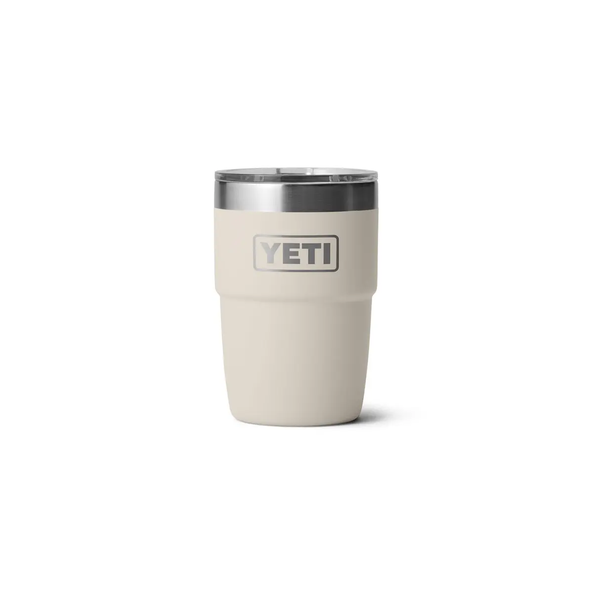 YETI Rambler 8 oz Insulated Coffee Mug with Lid, Cape Taupe | DuraSip Ceramic Lined Stackable Cup - main product image