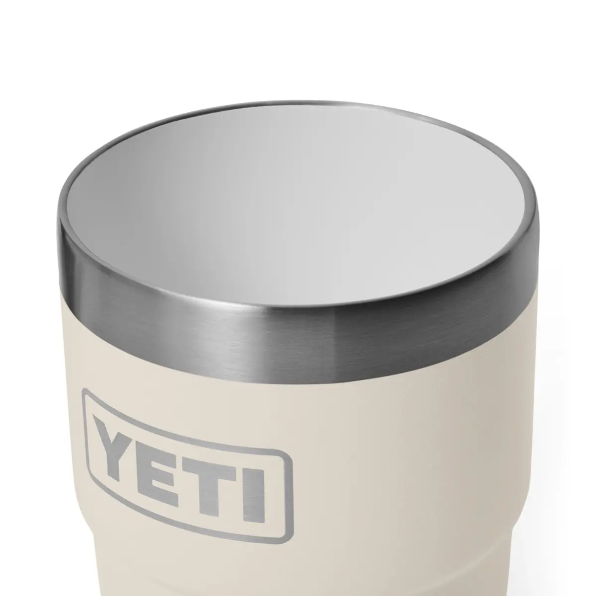 YETI Rambler 8 oz Insulated Coffee Mug with Lid, Cape Taupe | DuraSip Ceramic Lined Stackable Cup - view 5