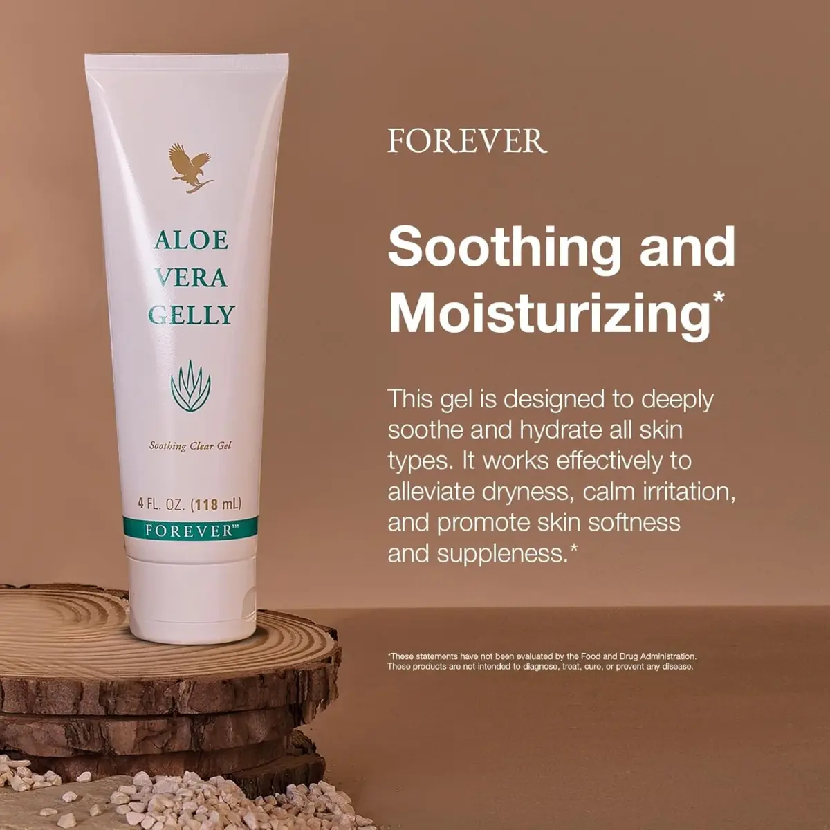 Forever Living Aloe Vera Gelly 236ml (8 fl oz) | Pure Soothing & Moisturizing Gel for All Skin Types - view 3