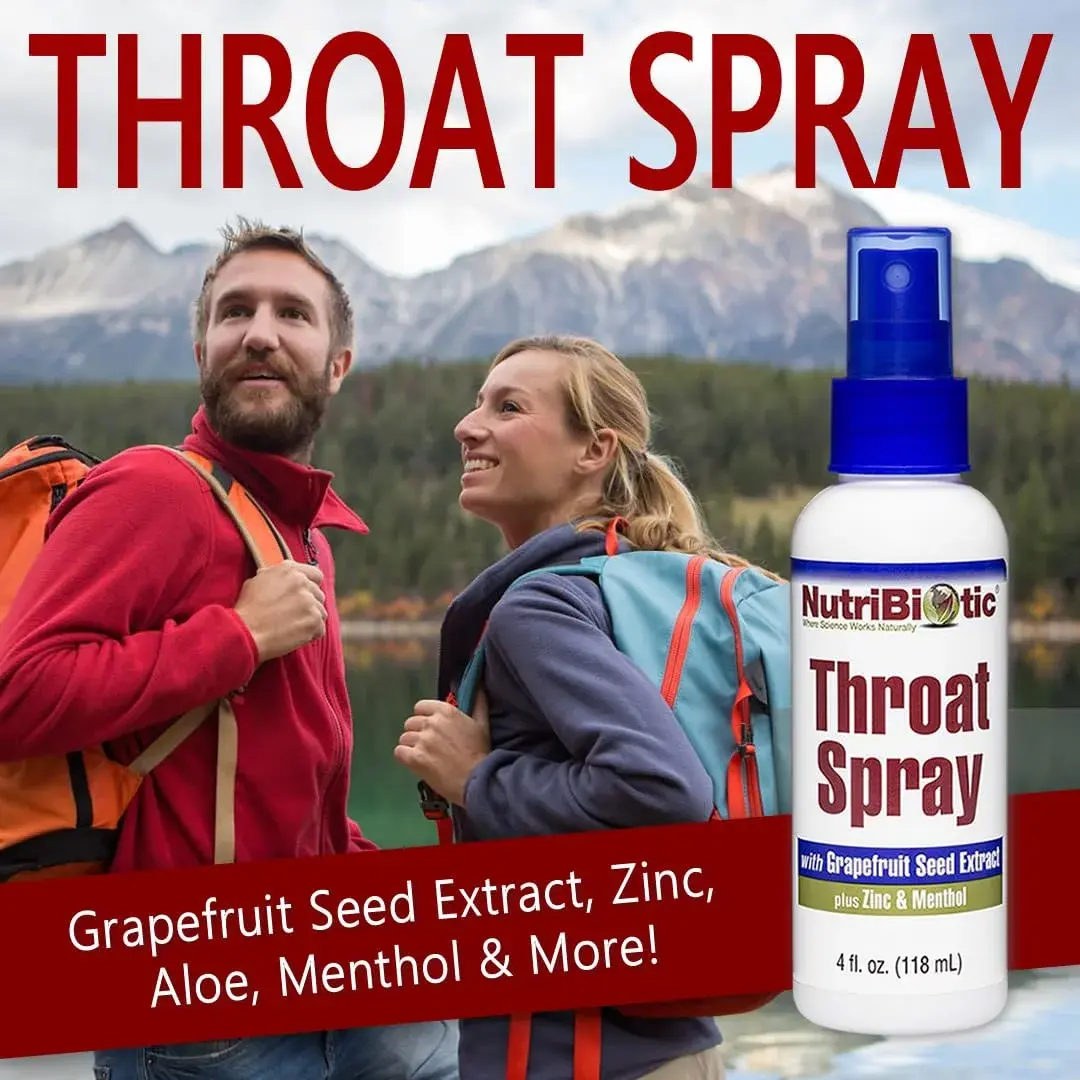 NutriBiotic Throat Spray with GSE 237ml (8 Fl Oz) | Soothing Sore Throat Support with Zinc & Menthol - view 5
