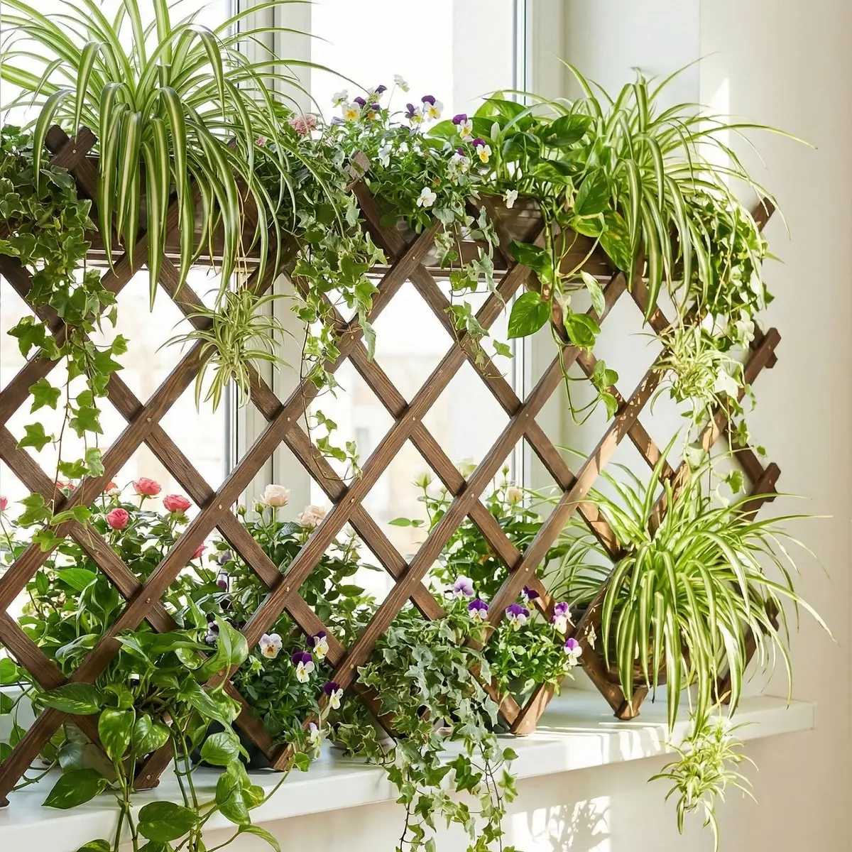 Tilinyan & one Expandable Garden Trellis 4 PCS | 114.9 cm (45.2") L x 27.9 cm (11") W - view 7