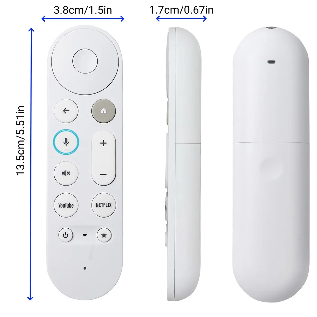 ARCSTILL Google TV Streamer 4K Voice Remote | Compatible with Chromecast Google TV, Long Range, Fast Response - view 7
