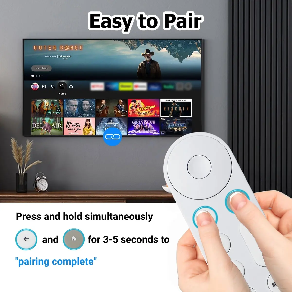 ARCSTILL Google TV Streamer 4K Voice Remote | Compatible with Chromecast Google TV, Long Range, Fast Response - view 3