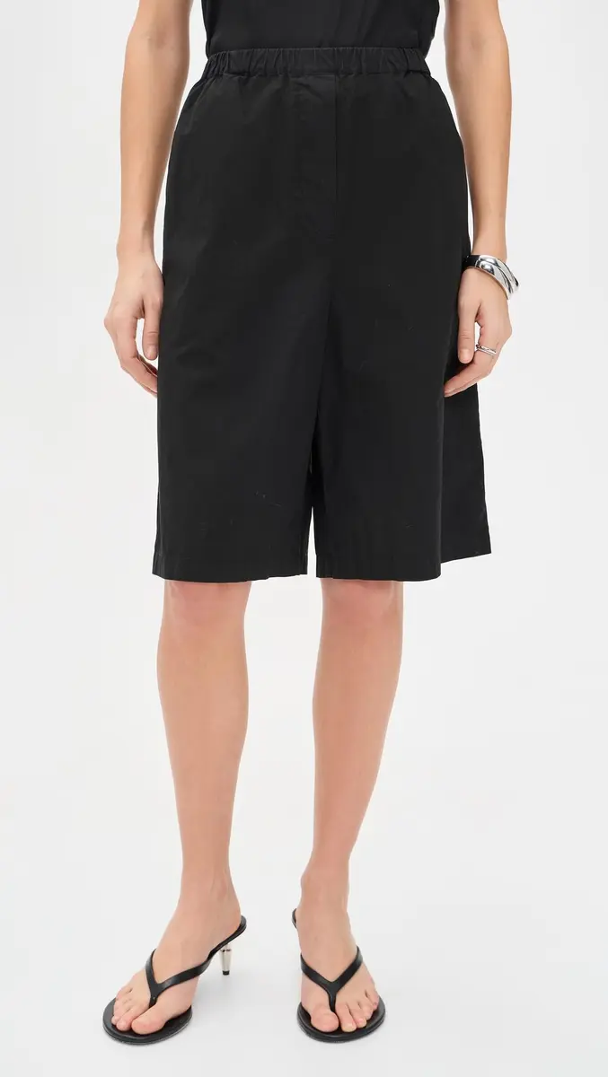 Velvet Women's Tomoko Shorts, Black, XS | Lightweight Poplin, High Rise, On-seam Pockets - view 3