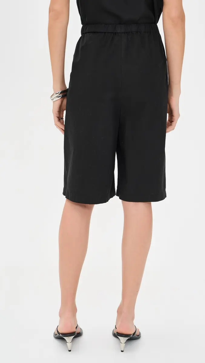 Velvet Women's Tomoko Shorts, Black, XS | Lightweight Poplin, High Rise, On-seam Pockets - view 4