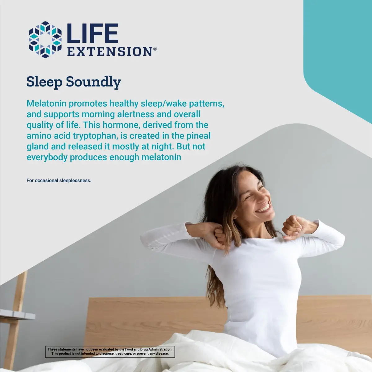 Life Extension Melatonin 1 mg Capsules | Restful Night Sleep Support - view 5