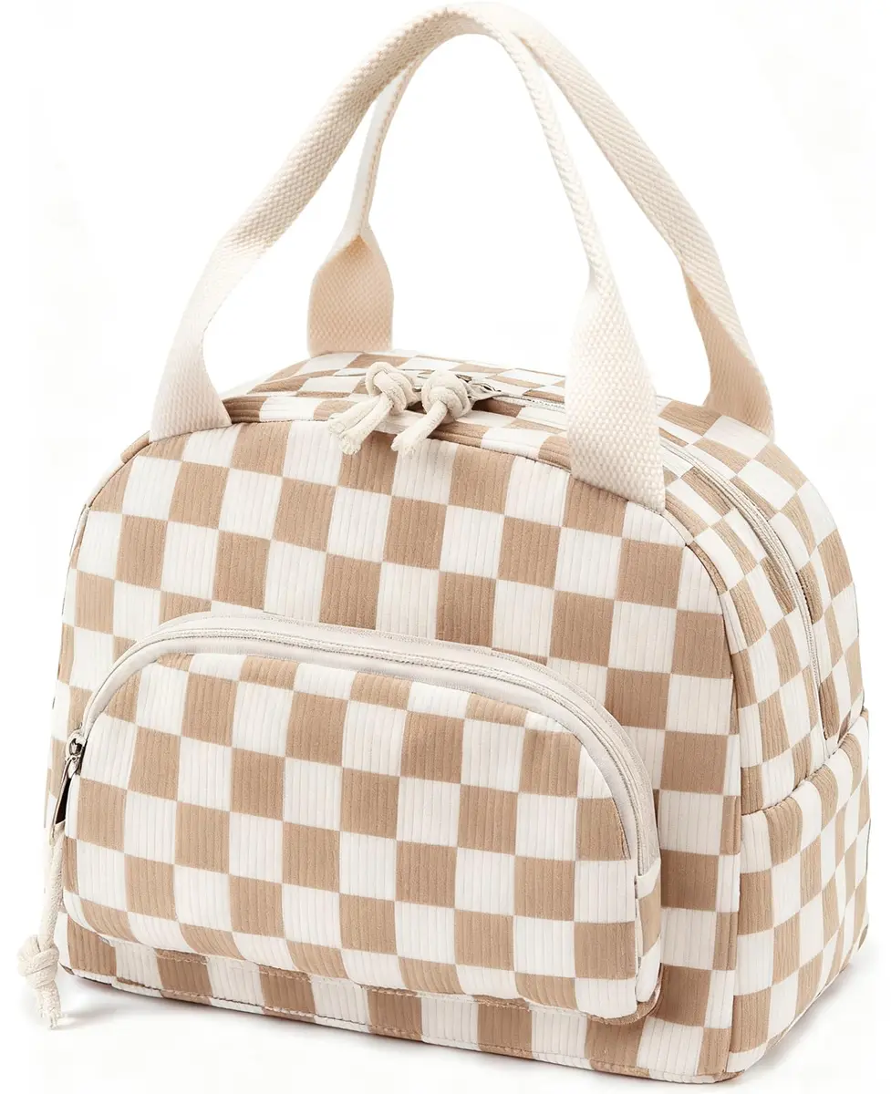 OYLOLA Lunch Bag Women Insulated Small Cooler for Work & Travel | Leakproof Corduroy - main product image