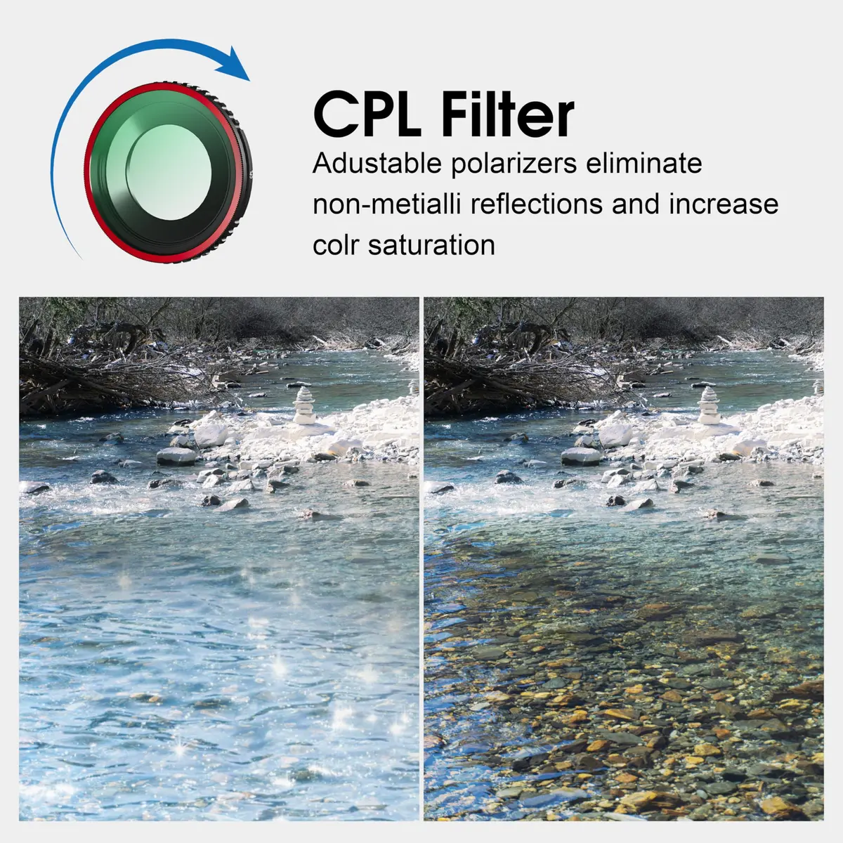 STARTRC VCR ND CPL Filters Set for Insta360 Go Ultra | Optical Glass, Multi Coating, 4 Pack - view 2