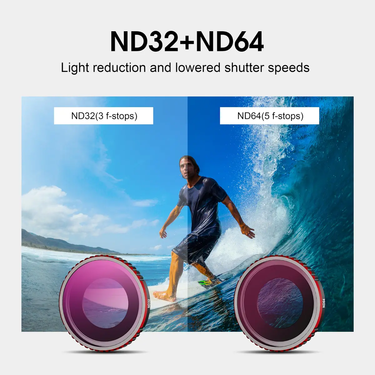 STARTRC VCR ND CPL Filters Set for Insta360 Go Ultra | Optical Glass, Multi Coating, 4 Pack - view 3