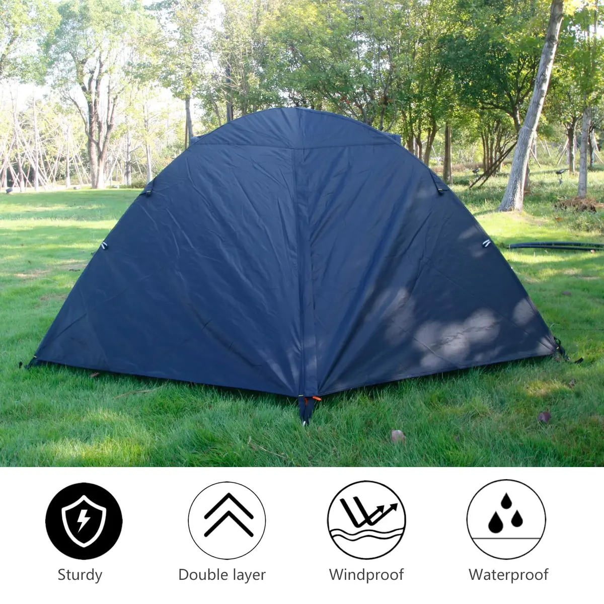 Hillman 2/3 Person Tent Waterproof Lightweight Camping Tent | Easy Setup & Portable - view 5