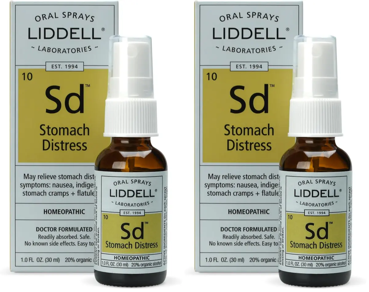 Liddell Homeopathic Stomach Distress 1 Oz Pack of 2 | Natural Relief for Nausea & Indigestion - main product image