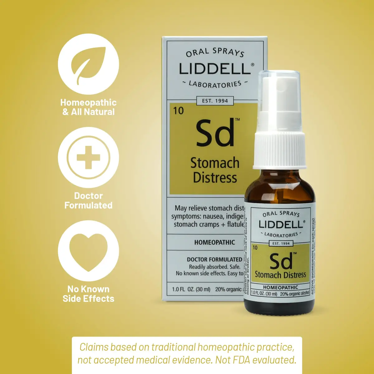 Liddell Homeopathic Stomach Distress 1 Oz Pack of 2 | Natural Relief for Nausea & Indigestion - view 6