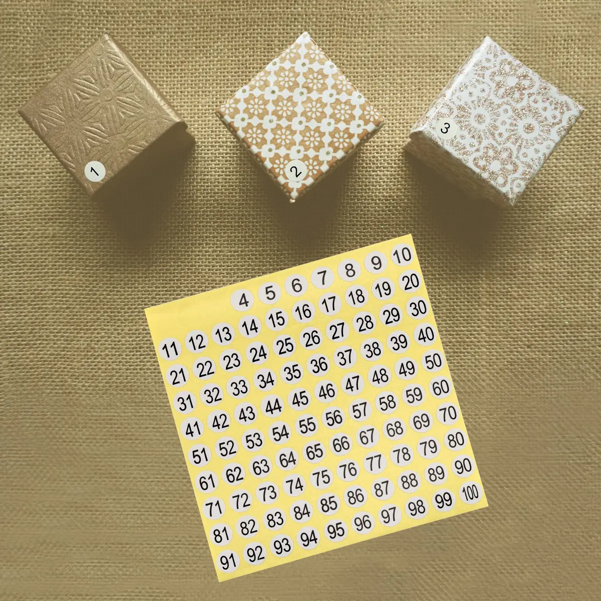 IFAMIO Number Stickers 1-500 | 7500 Self-Adhesive Small Round Labels for Organizing - view 6
