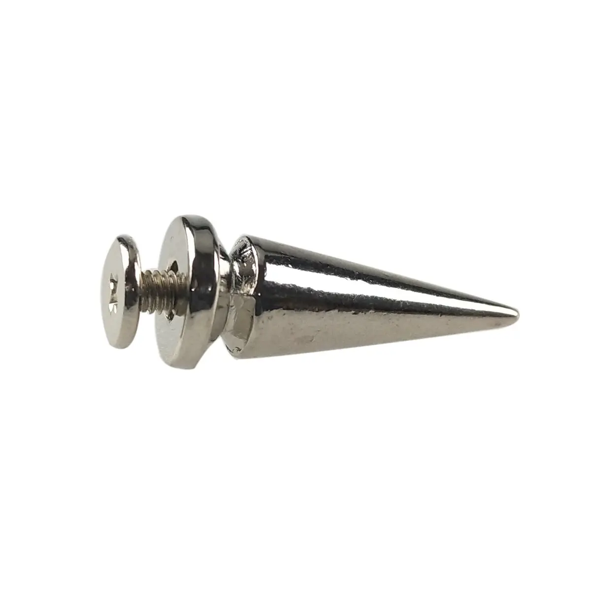 PARAOR Silver 50pcs Cone Spikes Screw Back Studs 10mm X 25mm | DIY Craft Punk Rivets - view 4