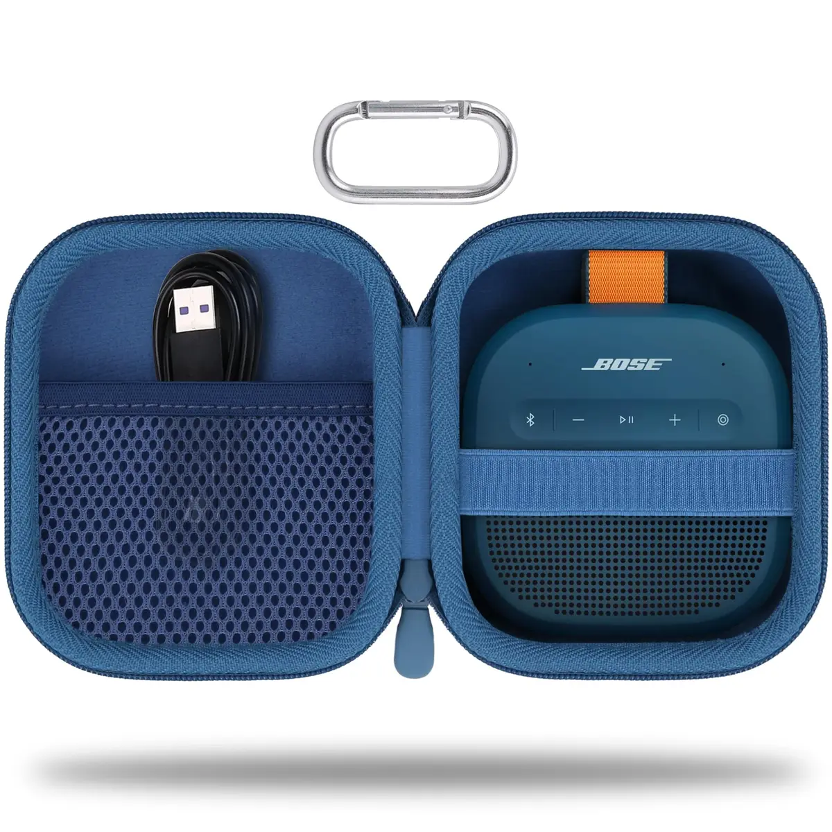 co2CREA Protective Case for Bose SoundLink Micro 2nd Gen | Durable, Lightweight & Portable in Twilight Blue - main product image