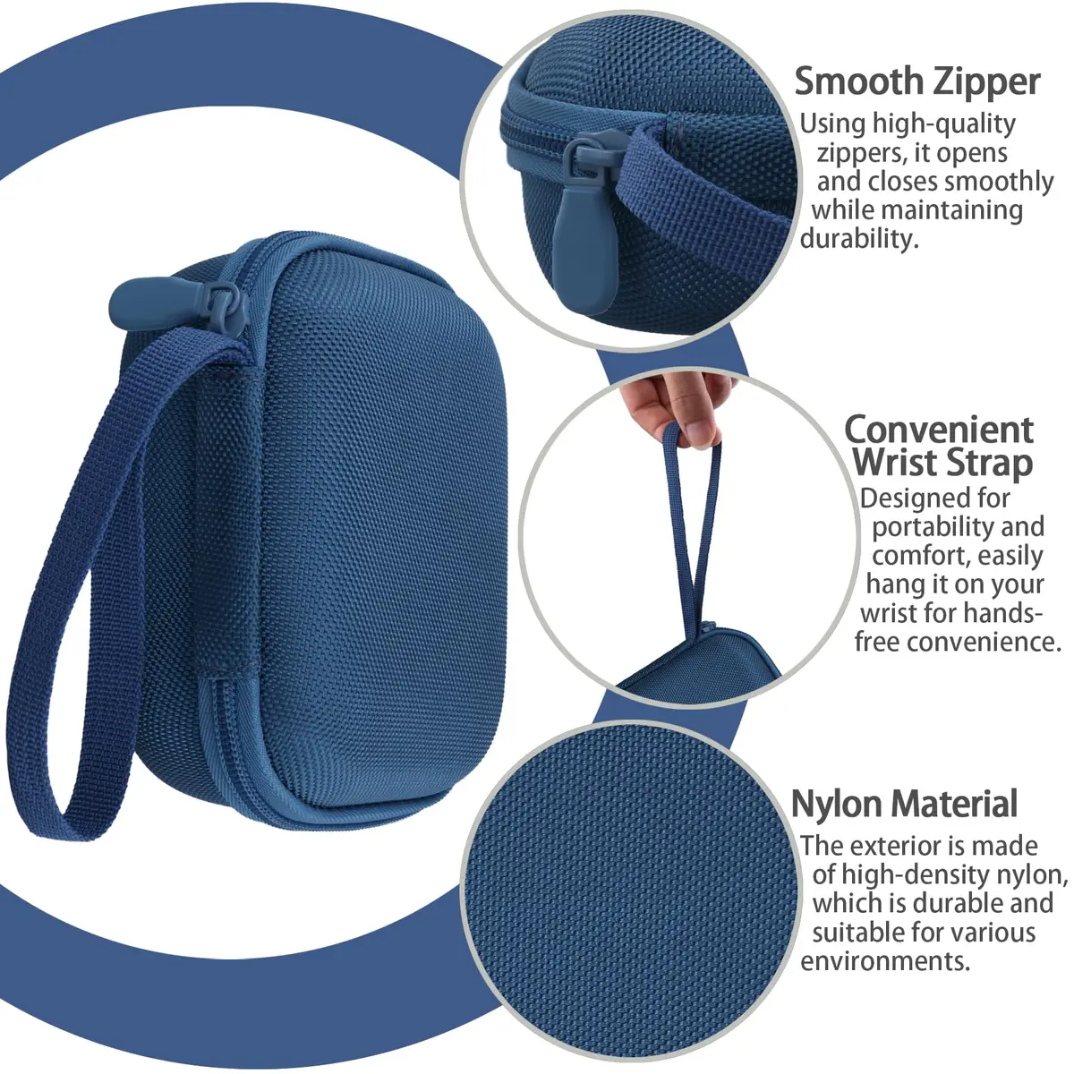 co2CREA Protective Case for Bose SoundLink Micro 2nd Gen | Durable, Lightweight & Portable in Twilight Blue - view 6