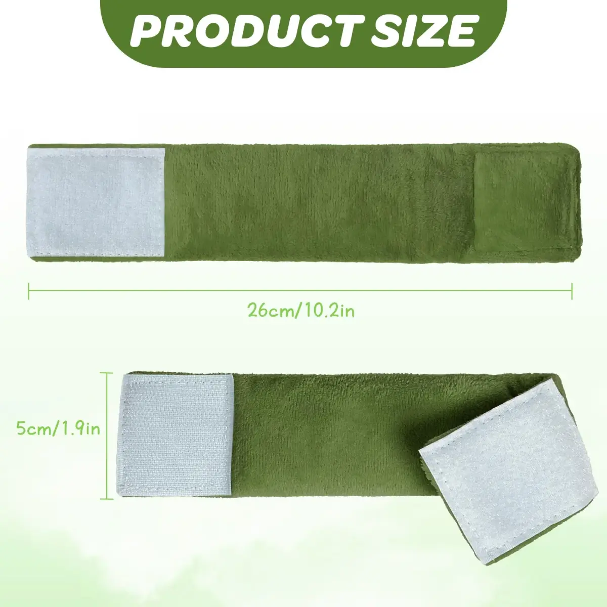 JXM Sensory Weighted Bracelets for Kids (2-Pack, Olive Green) | Deep Pressure Input for Focus & Calming - view 2