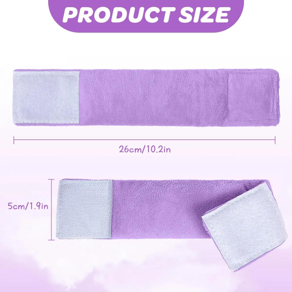 JXM Sensory Weighted Bracelets for Kids with SPD ADHD Autism, Purple 222g (0.49 lb) | Deep Pressure Input for Focus - view 2
