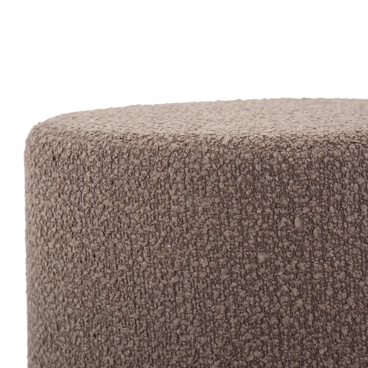 Howard Elliott Collection No-Tip Cylinder Round Ottoman – 17" x 17" – Multi-Use Footstool, Side Table or Seat, Polyester Cover, Chocolate Brown - view 4