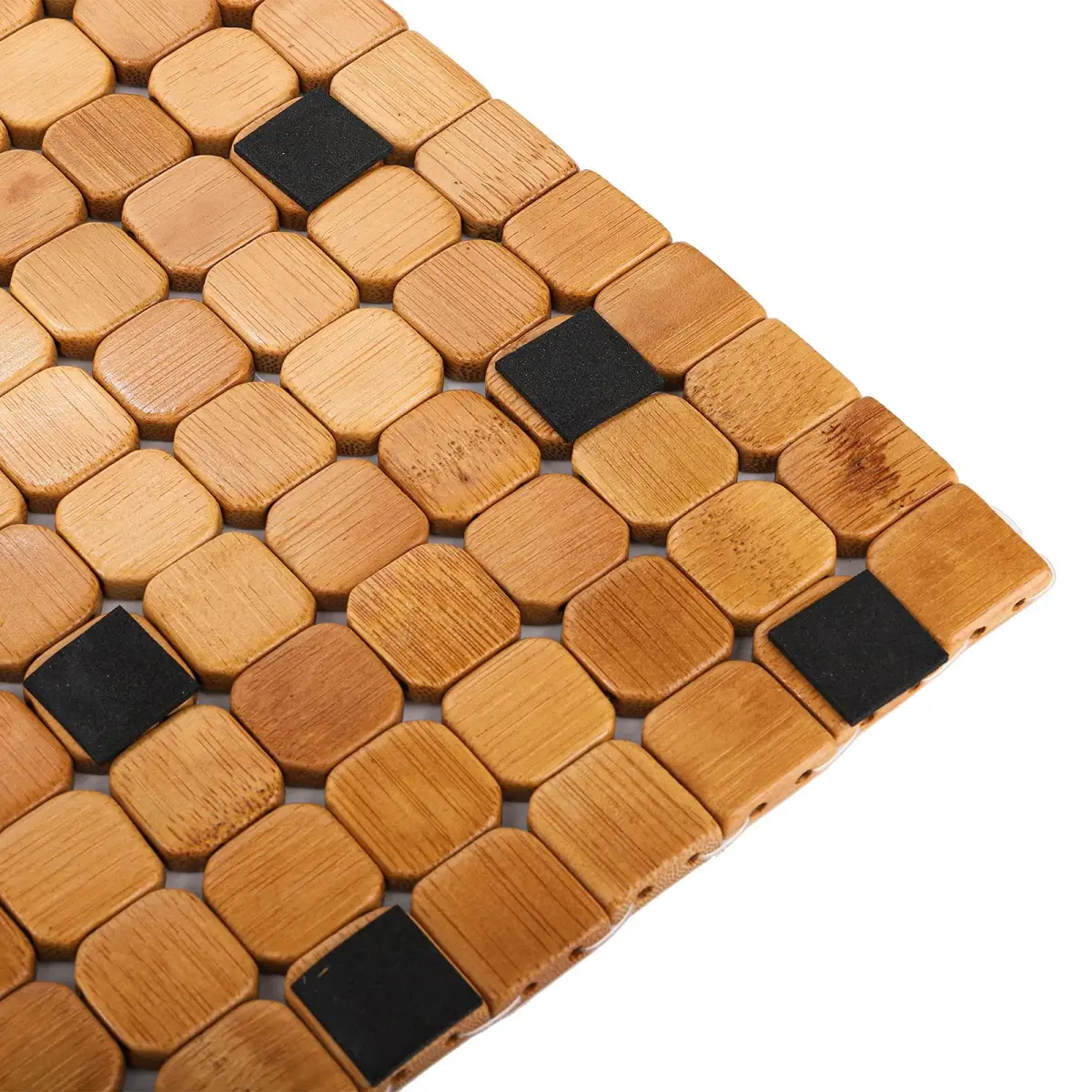 Dicunoy Bamboo Bath Mat Set 59.94cm x 40.64cm (23.6" x 16") | Non-Slip, Quick-Dry, Indoor/Outdoor Use (Pack of 2) - view 4