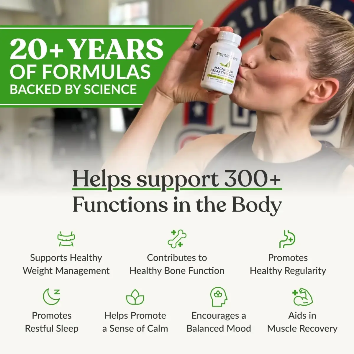BIOptimizers Magnesium Breakthrough 500mg 7 Forms of Magnesium Capsules | Supports Sleep & Cognitive Function - view 3