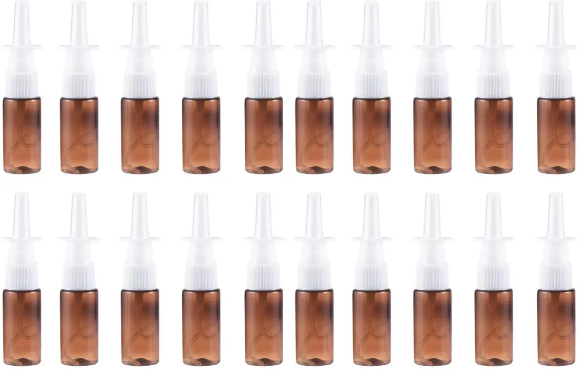 ARTIBETTER Refillable Spray Bottle 15ml | Leakproof Amber Plastic for Travel & Home - main product image