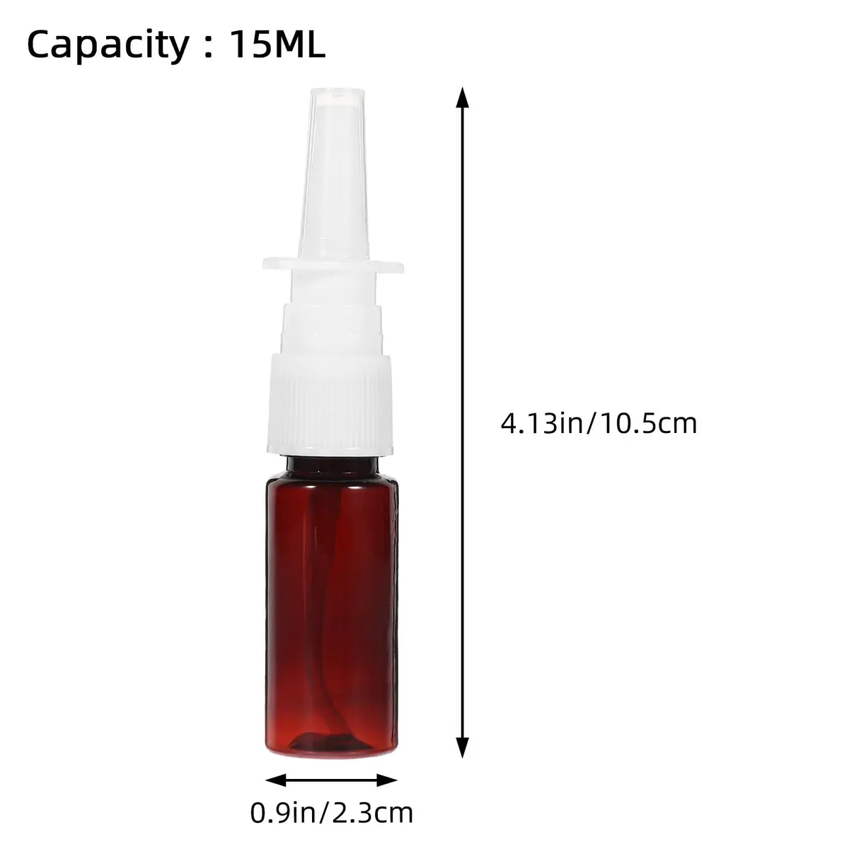 ARTIBETTER Refillable Spray Bottle 15ml | Leakproof Amber Plastic for Travel & Home - view 6