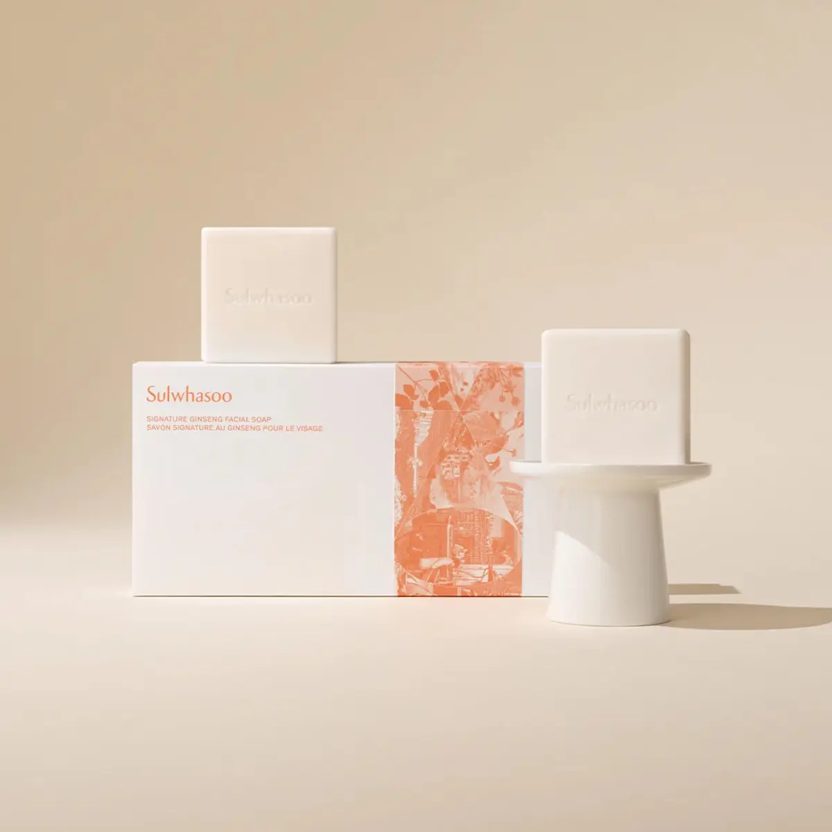 Sulwhasoo Signature Ginseng Facial Soap | Korean Cleansing Bar for All Skin Types | Moisturizing Ginseng Face Wash (4.23 Oz) - view 4