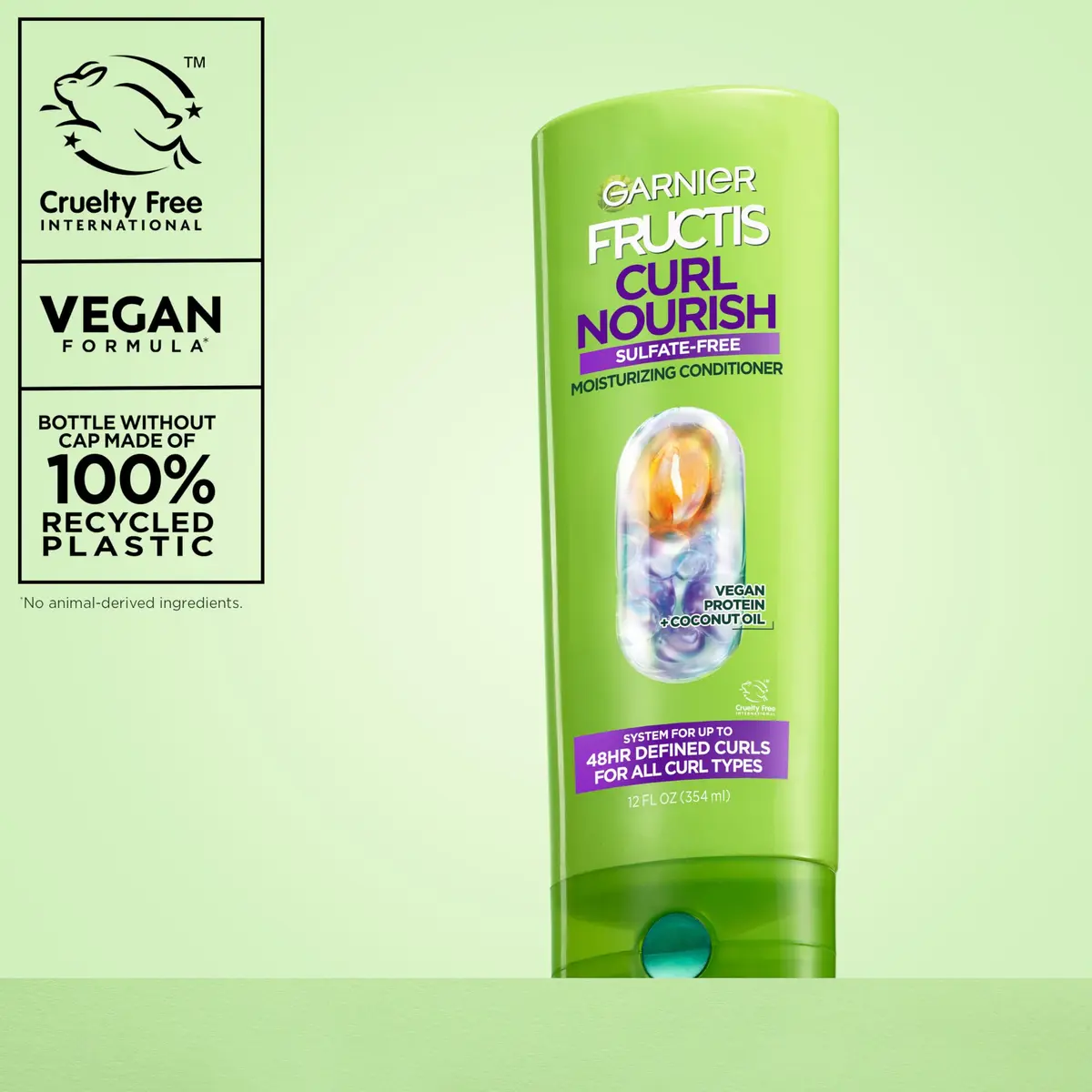 Garnier Fructis Curl Nourish Conditioner 21 Fl Oz | Hydrates & Defines Curly Hair - view 9
