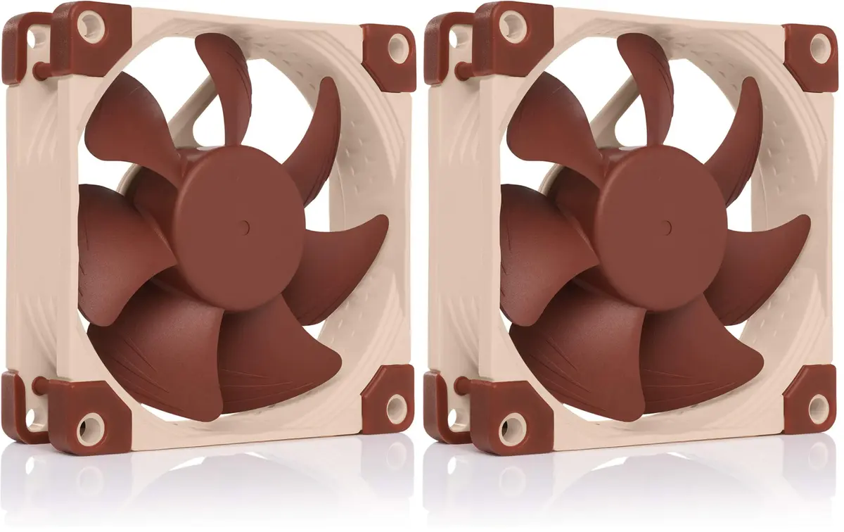 Noctua NF-A8 ULN Ultra Quiet Silent Fan 80mm Brown 2-Pack | 1400 RPM 3-Pin Air Cooler - main product image