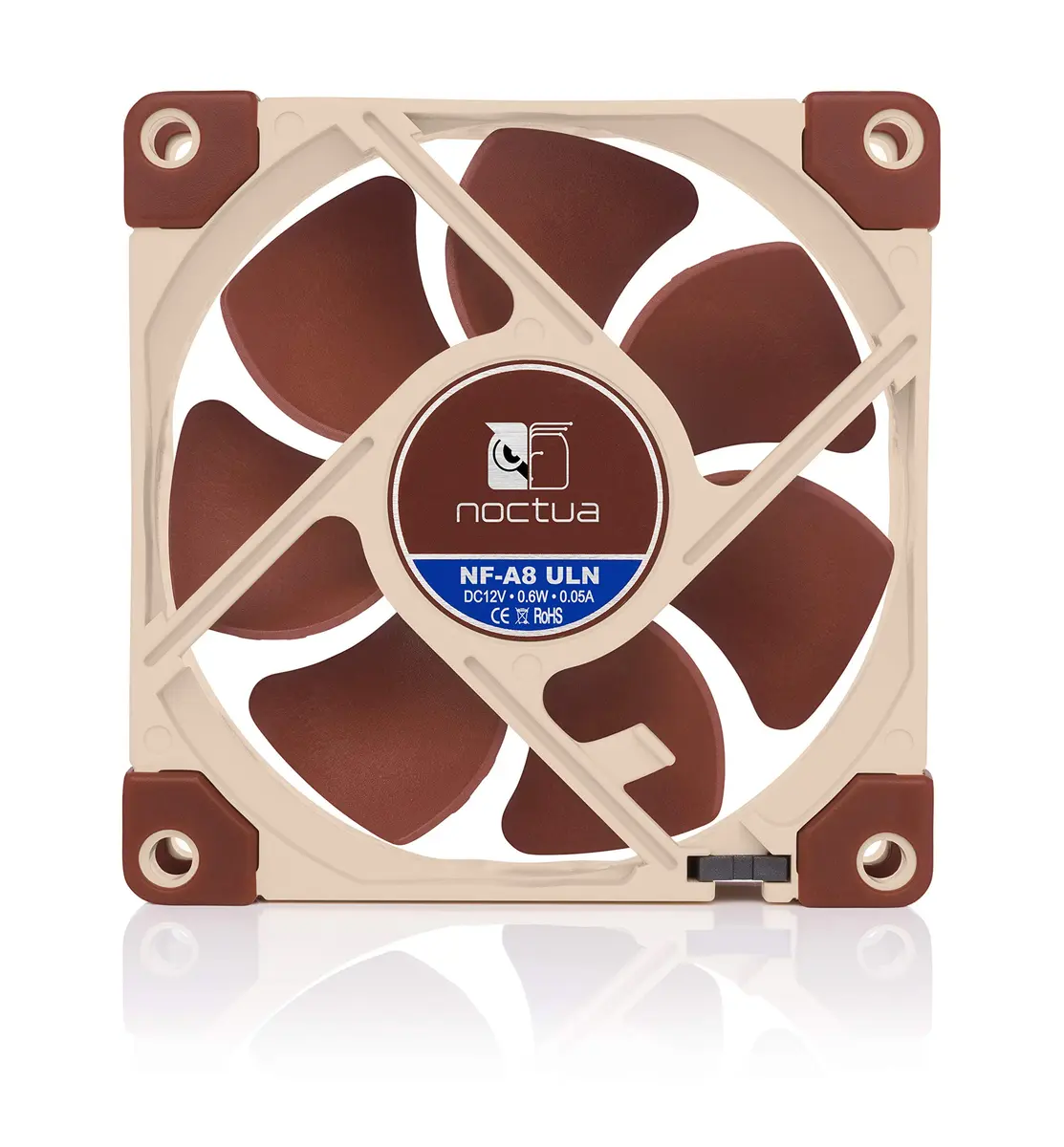 Noctua NF-A8 ULN Ultra Quiet Silent Fan 80mm Brown 2-Pack | 1400 RPM 3-Pin Air Cooler - view 4