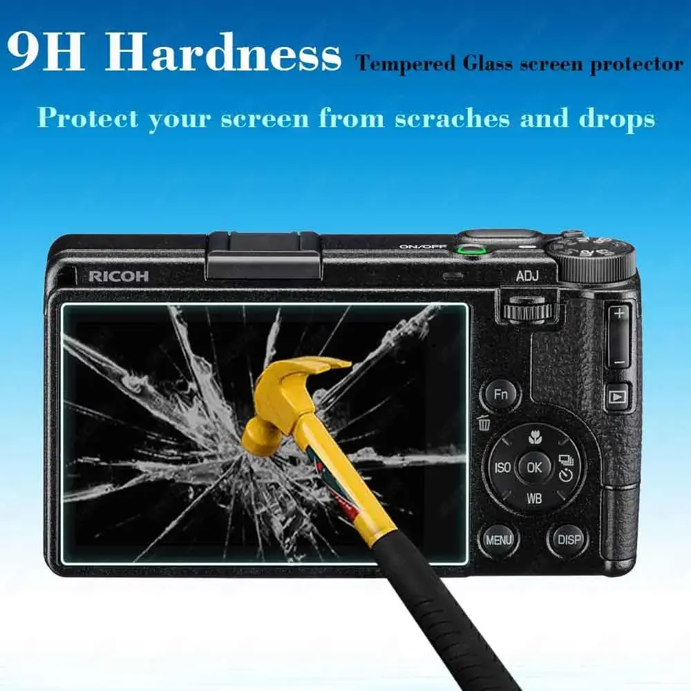 ULBTER 9H Tempered Glass Screen Protector for Ricoh GR IV Camera | 3 Pack - view 3