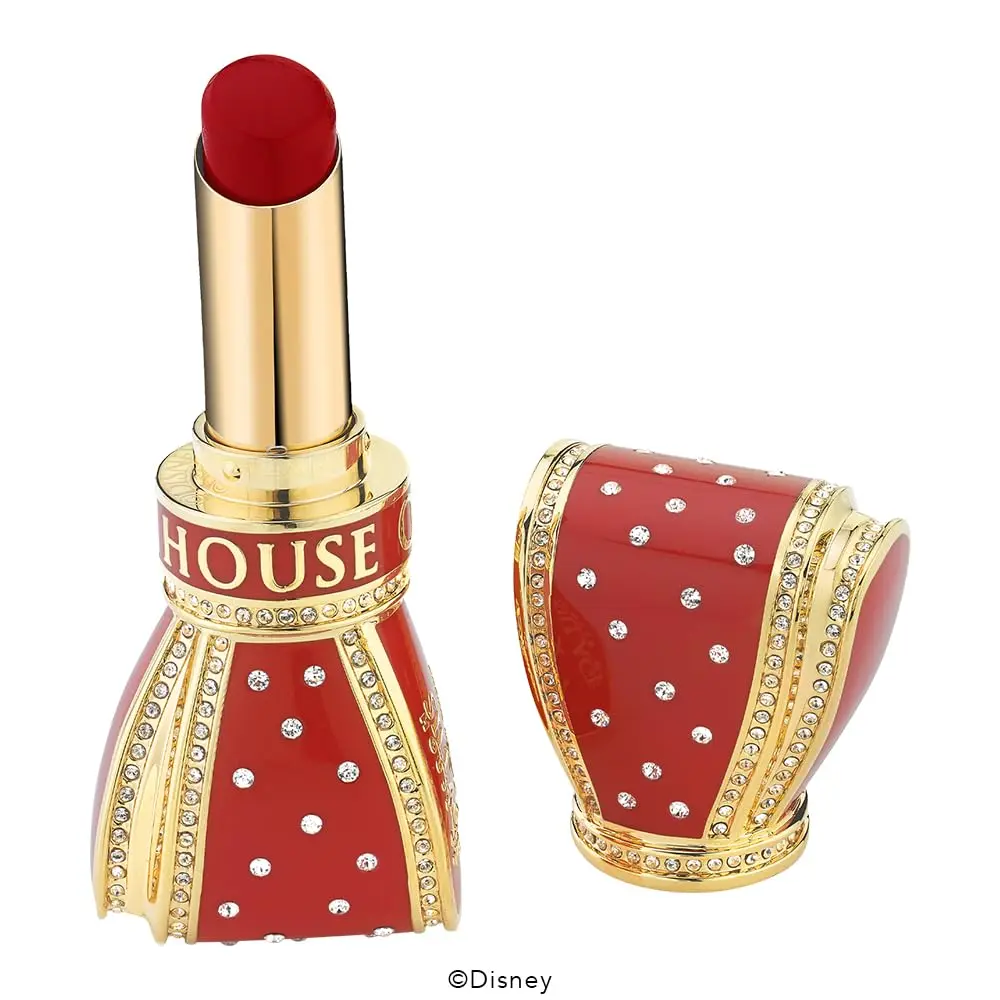House of Sillage Diamond Powder Satin Finish Lipstick - Silver | Refillable Luxury Lipstick with Swarovski Crystals - view 3