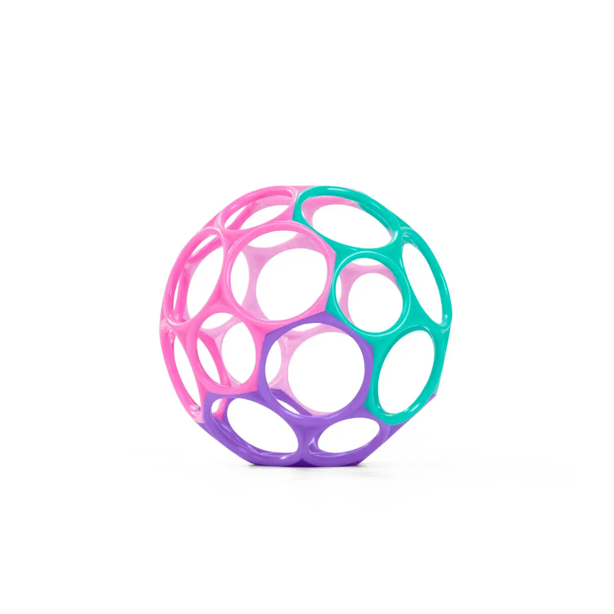 Bright Starts Delightful Duo 2-Pack Oball Rattles Gift Set | Newborn & Up, Pink & Purple - view 4