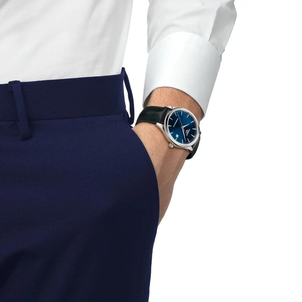 Tissot Classic Dream Swiss Automatic 40mm Blue Dial Men's Watch | Minimalist & Durable - view 2