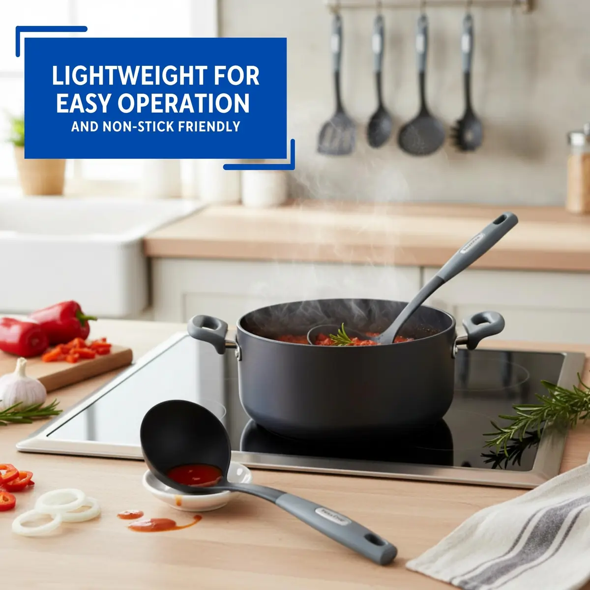Wearever 6 Piece Nylon Kitchen Utensil Set | Durable, Heat-Resistant, Nonstick Friendly (70-120 chars) - view 4