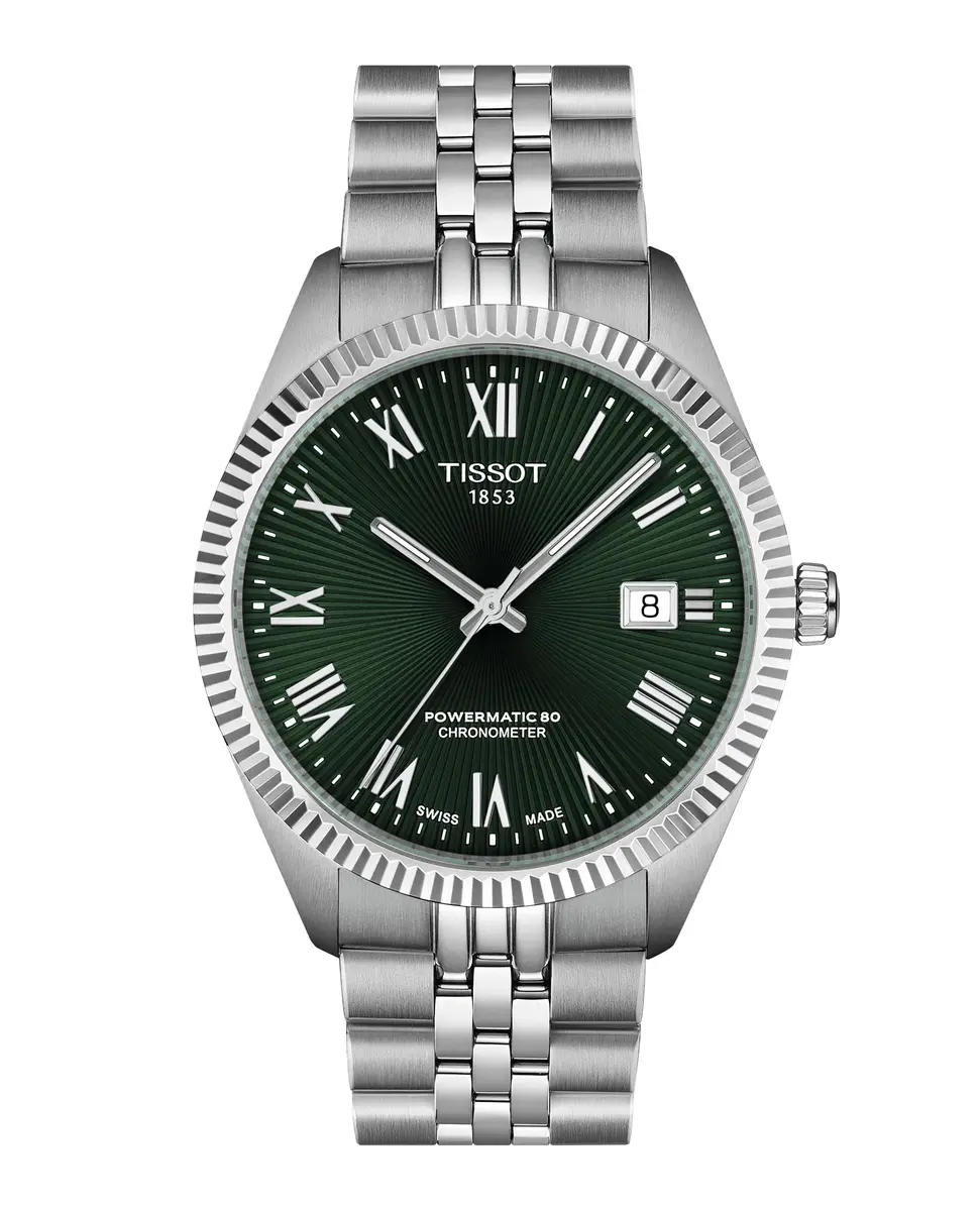 Tissot Men’s Watch, Swiss Automatic COSC, 39mm, Green Dial, Classic Style - main product image