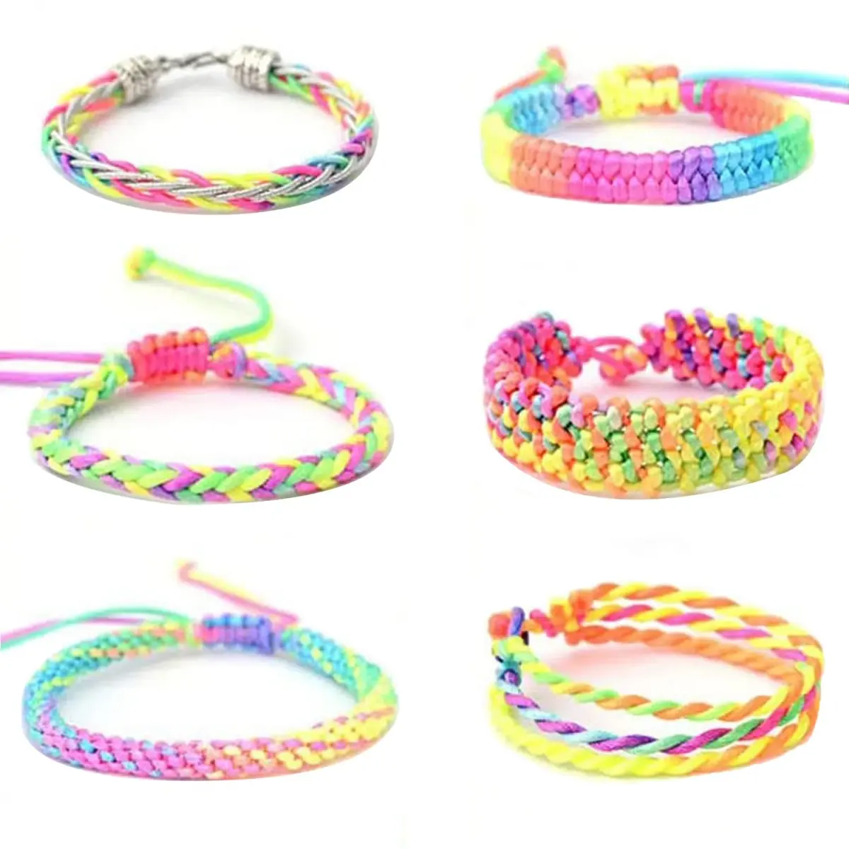 LUSTEMBER Rainbow Elastic Bracelet String 1mm (164 ft x 2 Rolls) | Stretchy Cord for Jewelry Making - view 7