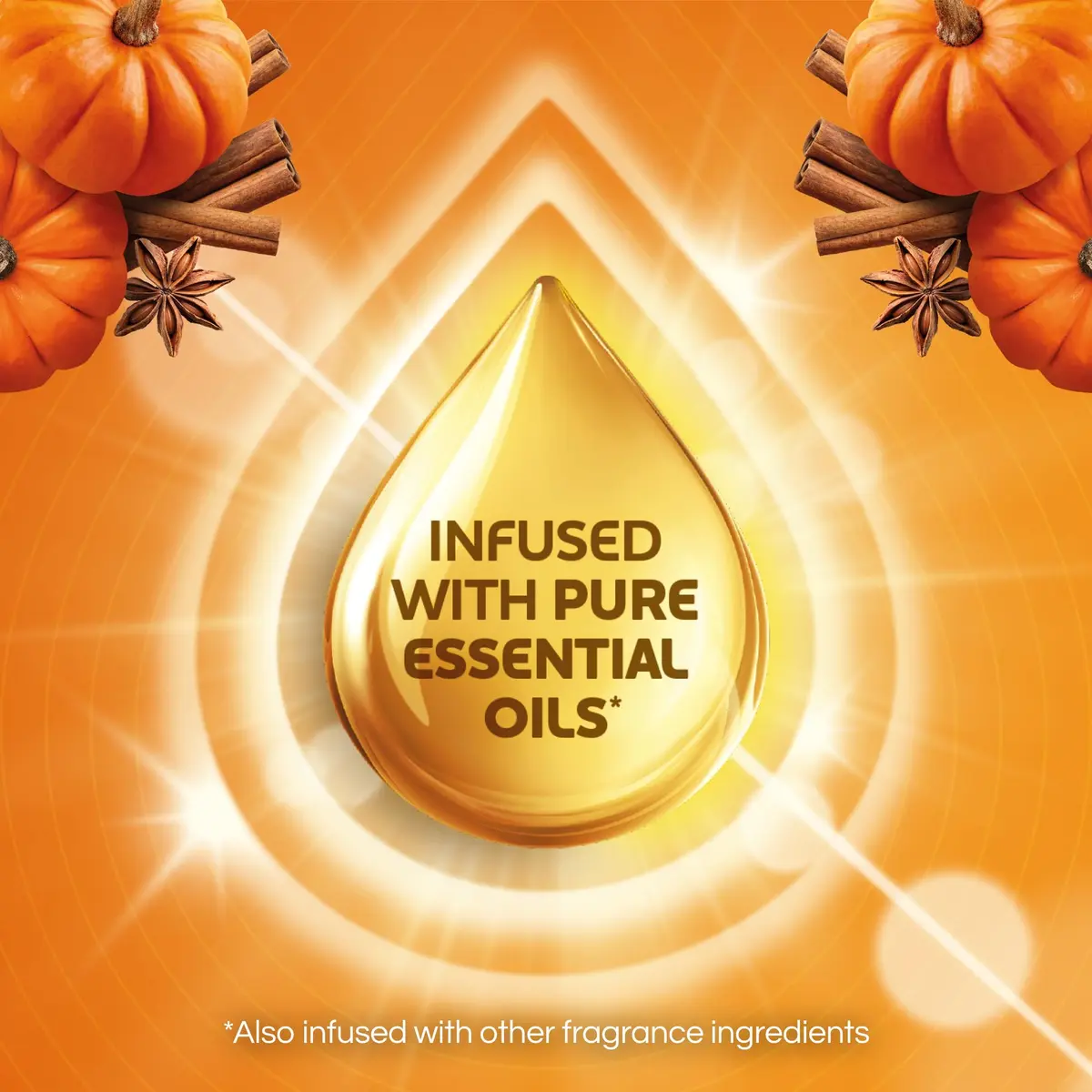 Air Wick Plug In Refills Pumpkin Spice Scented Oil 2.69 ml (0.09 Fl Oz) | Infused with Essential Oils - view 4