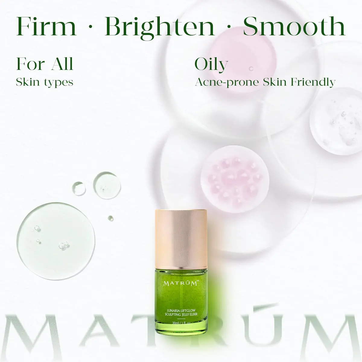 MATRÚM Organic Anti Aging Serum 1 Fl Oz | Firming & Brightening Face Oil for Sensitive Skin - view 2