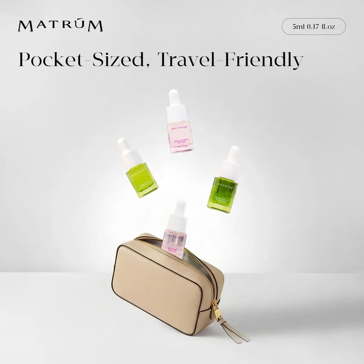 MATRÚM Mini Discovery & Travel Size Set - 4 x Mini Face Oil for Deep Repair & Radiance Boost & Firming - view 4