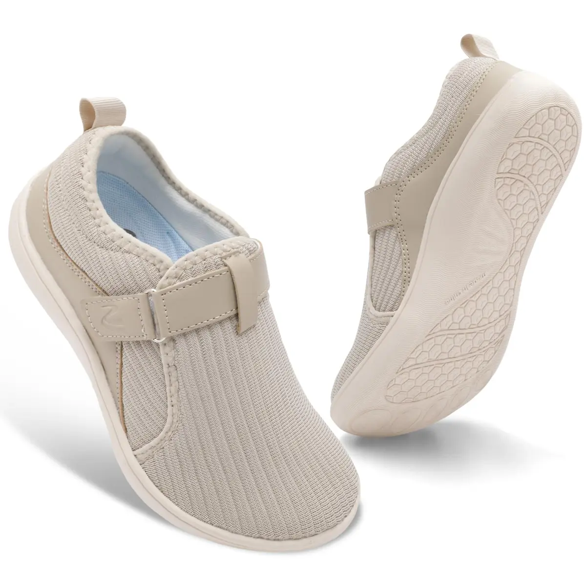 Spesoul Wide Womens Walking Shoes Adjustable Diabetic Shoes Breathable Zero Drop | Comfortable Wide Fit for Indoors & Outdoors - main product image