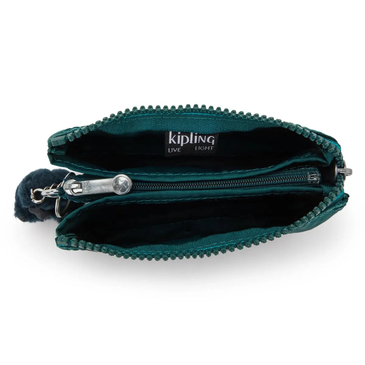 Kipling Creativity Small Pouch Tailored Green 15cm (5.75'') | Organizes Cards, Change & IDs - view 3